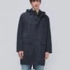 7 For All Mankind Parka In Navy