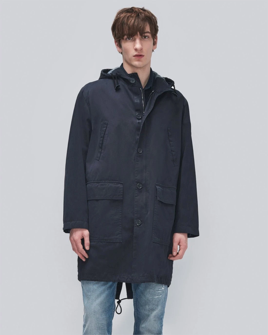 7 For All Mankind Parka In Navy 3 7 For All Mankind Parka In Navy