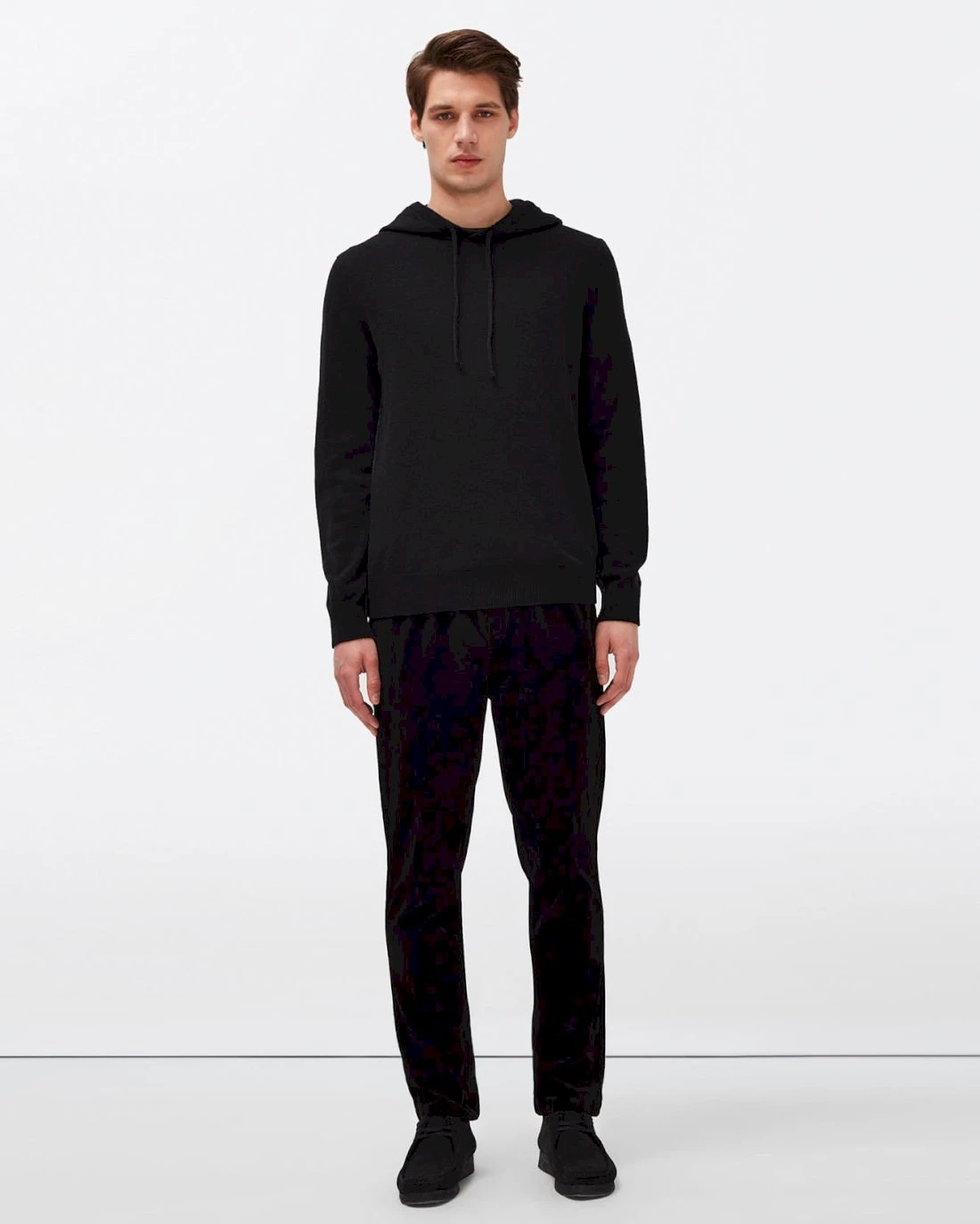 7 For All Mankind Cashmere Hoodie In Black 4 7 For All Mankind Cashmere Hoodie In Black - Image 2