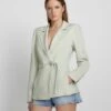 7 For All Mankind Tailored Linen Blazer In Seafoam -7 For All Mankind Shop 12e41cacd635e8e01748cca558d20fa9