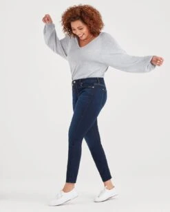 7 For All Mankind Slim Illusion High Waist Ankle Skinny In Tried And True -7 For All Mankind Shop 24063087b416b4dbcfd6726347c3c444