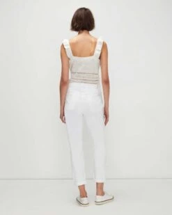 7 For All Mankind Luxe Vintage Josefina With Destroy In Broken Twill White -7 For All Mankind Shop 266c565fd7e6384f7ac4a2d1e73560bb