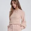 7 For All Mankind Lantern Sleeve Sweater In Blush -7 For All Mankind Shop 2818795c851016a358cfb35df3fd3645