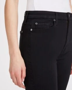 7 For All Mankind Slim Illusion High Waist Ankle Skinny In Luxe Black -7 For All Mankind Shop 2e0ad60f68df743c8144ed6bca4f31eb