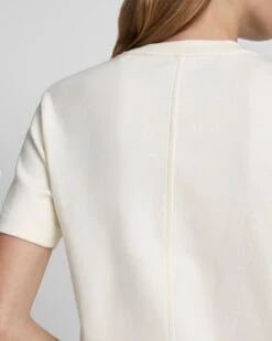 7 For All Mankind Everyday Crew Neck Tee In Antique White -7 For All Mankind Shop 3397f123ee97945c2046db4087198fc2