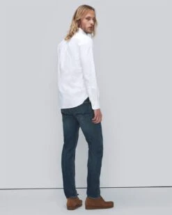 7 For All Mankind Oxford Shirt In White -7 For All Mankind Shop 37a37a376624d80c1e5a025763db8a09