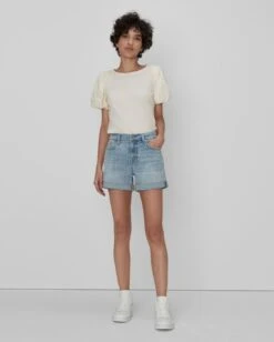 7 For All Mankind Broken Twill Mid Roll Short In Coco Prive Destroy -7 For All Mankind Shop 3ce202beae4d188ca8f8a393cc7e9099