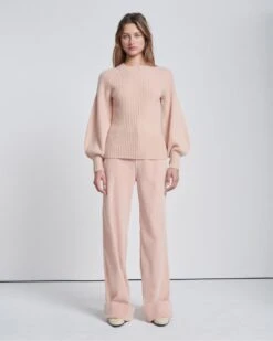 7 For All Mankind Lantern Sleeve Sweater In Blush -7 For All Mankind Shop 3f6bcf0f21d3adaf65e5e262867203ab