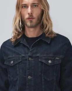 7 For All Mankind Stretch Tek Perfect Trucker Jacket In Native -7 For All Mankind Shop 47c1027f714143d0fc1c4c1f5fbc51c3