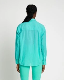 7 For All Mankind Classic Button Up Shirt In Atlantis -7 For All Mankind Shop 4a3fadfe947599fefe06576a0f5ec3b1