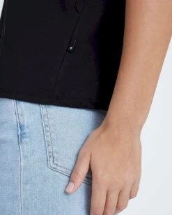 7 For All Mankind V-Neck Tee In Black -7 For All Mankind Shop 4e546567d2fbe9cd46a7e47b9391700f