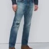 7 For All Mankind Selvedge Cooper J In Horizon Destroyed -7 For All Mankind Shop 4fa7089900625e250c9b8a2001f74550