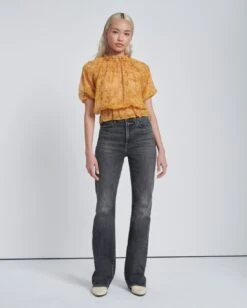 7 For All Mankind Beauty Denim Easy Boot In Imagination