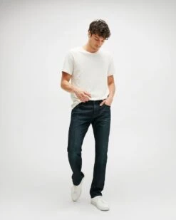 7 For All Mankind Airweft Denim The Straight In Perennial
