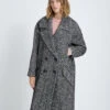 7 For All Mankind Double Breasted Wool Coat In Herringbone -7 For All Mankind Shop 642a33fd580b0776d32d66e8dac83d6d