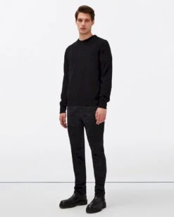 7 For All Mankind Cashmere Crew In Black -7 For All Mankind Shop 70228f3a7d1af92ab6ec00eb295b1b70