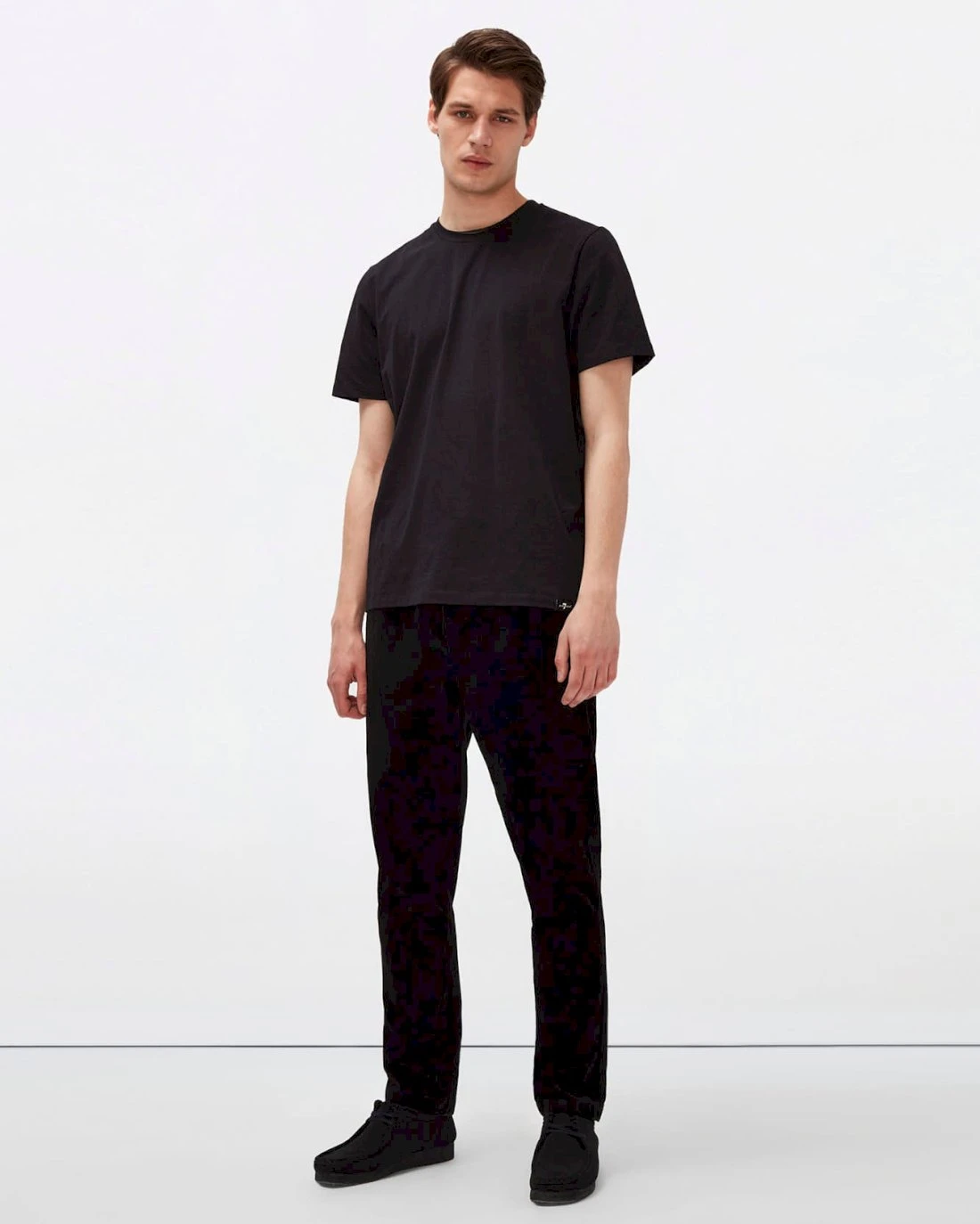 7 For All Mankind Warm Twill Jogger Chino In Black 3 7 For All Mankind Warm Twill Jogger Chino In Black