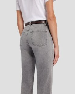 7 For All Mankind Skinny Leather Western Belt In Dark Brown 8 7 For All Mankind Skinny Leather Western Belt In Dark Brown -7 For All Mankind Shop 7A653641 DBR 3