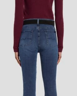 7 For All Mankind Classic Suede Belt In Black -7 For All Mankind Shop 7A655638 BLK 3