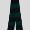 7 For All Mankind Wool Striped Scarf In Hunter Green -7 For All Mankind Shop 7AS7M55S HUG 8