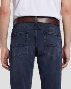 7 For All Mankind Classic Leather Belt In Brown -7 For All Mankind Shop 7AS8MB01 BRN 3