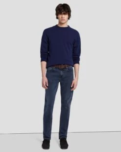 7 For All Mankind Classic Leather Belt In Brown -7 For All Mankind Shop 7AS8MB01 BRN 4