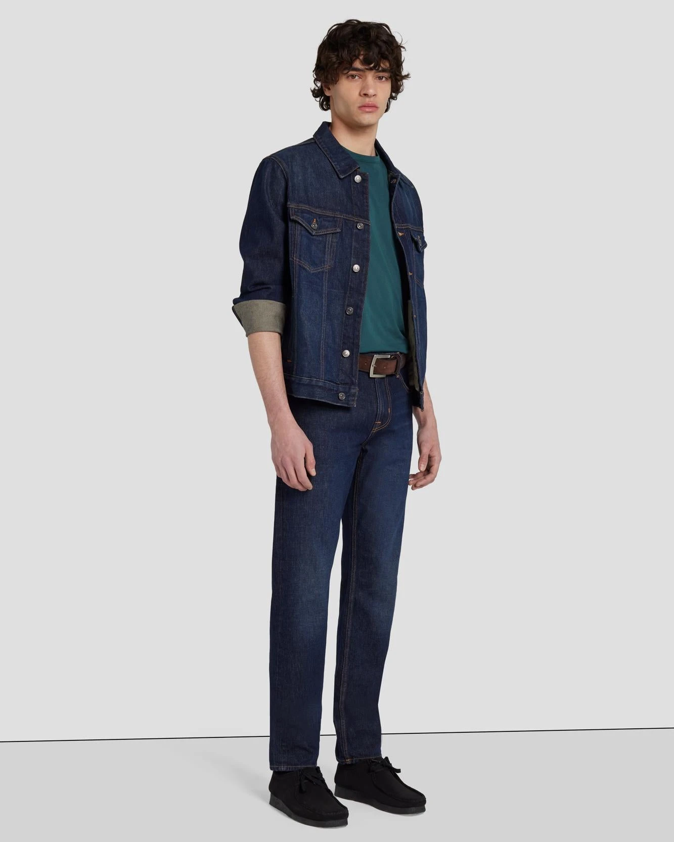 7 For All Mankind Classic Suede Belt In Dark Brown 6 7 For All Mankind Classic Suede Belt In Dark Brown - Image 4