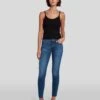 7 For All Mankind Slim Illusion High Waist Skinny In Highline