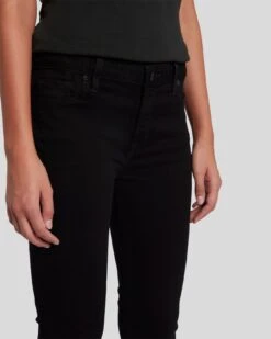 7 For All Mankind B(air) Ankle Skinny In Rinsed Black -7 For All Mankind Shop 7E028C43 RNS 3