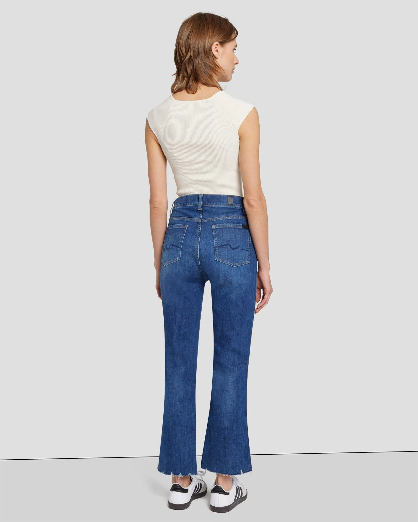 7 For All Mankind Slim Illusion High Waist Slim Kick In Highline 6 7 For All Mankind Slim Illusion High Waist Slim Kick In Highline - Image 4