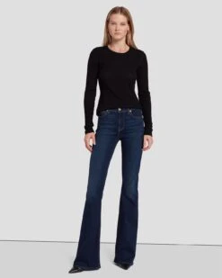 7 For All Mankind Slim Illusion High Waist Ali In Tried & True