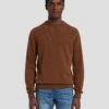 7 For All Mankind Cashmere Crew Sweater In Dapper Tan -7 For All Mankind Shop 7M001209 DPT 1