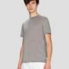 7 For All Mankind Cashmere Blend Tee In Heather Grey -7 For All Mankind Shop 7M207329 HEA 1