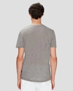 7 For All Mankind Cashmere Blend Tee In Heather Grey -7 For All Mankind Shop 7M207329 HEA 4