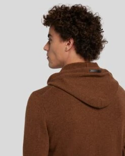 7 For All Mankind Cashmere Hoodie In Dapper Tan -7 For All Mankind Shop 7M209209 DPT 3