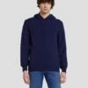 7 For All Mankind Cashmere Hoodie In Navy