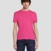 7 For All Mankind Featherweight Tee In Raspberry -7 For All Mankind Shop 7M211P11 RBR 1