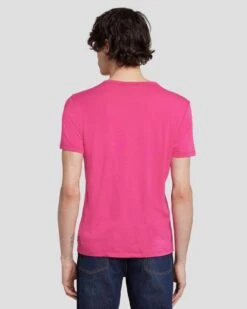 7 For All Mankind Featherweight Tee In Raspberry 11 7 For All Mankind Featherweight Tee In Raspberry -7 For All Mankind Shop 7M211P11 RBR 4