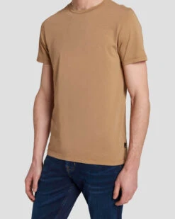 7 For All Mankind Featherweight Cotton Tee In River Bed -7 For All Mankind Shop 7M211P11 RVB 5
