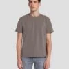 7 For All Mankind Luxe Performance Tee In Dusty Grey