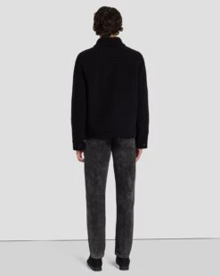 7 For All Mankind Wool Trucker In Black 12 7 For All Mankind Wool Trucker In Black -7 For All Mankind Shop 7MSELW89 BLK 4