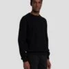 7 For All Mankind Luxe Performance Plus Sweater In Black