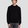 7 For All Mankind Dynamic Luxe Hoodie In Black