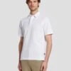 7 For All Mankind Pique Knit Polo In White -7 For All Mankind Shop 7MSMMH22 WHT 1
