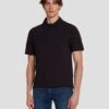 7 For All Mankind Pique Knit Polo In Black 1 7 For All Mankind Pique Knit Polo In Black -7 For All Mankind Shop 7MSMMM35 BLK 2