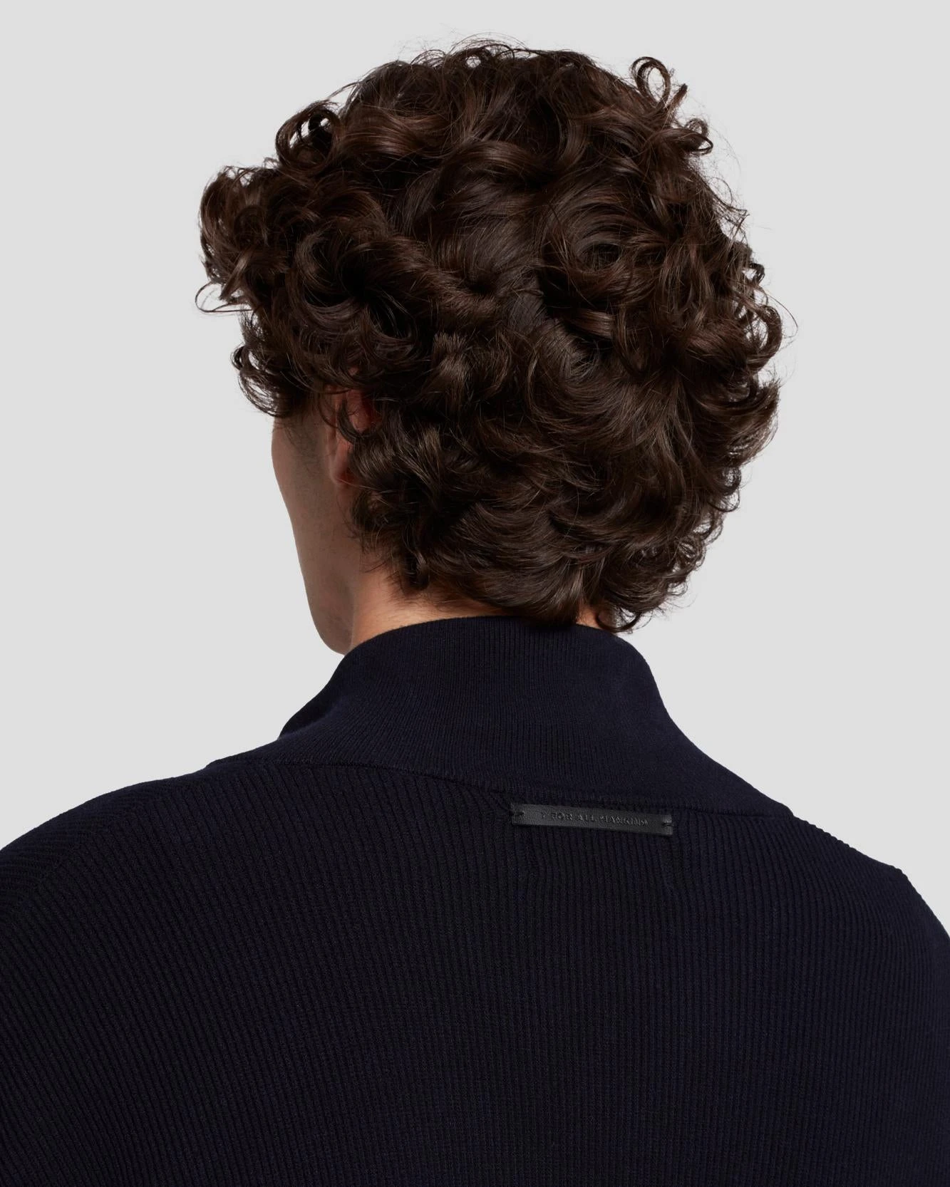 7 For All Mankind Luxe Performance Zip Sweater In Navy 7 7 For All Mankind Luxe Performance Zip Sweater In Navy - Image 5