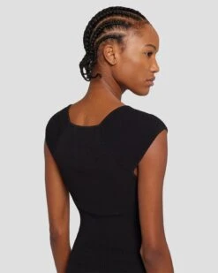 7 For All Mankind Sweetheart Rib Top In Black 11 7 For All Mankind Sweetheart Rib Top In Black -7 For All Mankind Shop 7N119D35 BLK 4