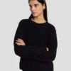 7 For All Mankind Cashmere Crewneck Sweater In Black 1 7 For All Mankind Cashmere Crewneck Sweater In Black -7 For All Mankind Shop 7N122F34 BLK 1