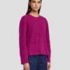 7 For All Mankind Cashmere Crewneck Sweater In Raspberry -7 For All Mankind Shop 7N122F34 RBR 1