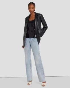 7 For All Mankind Sequin Tank In Black -7 For All Mankind Shop 7N129F44 BLK 5